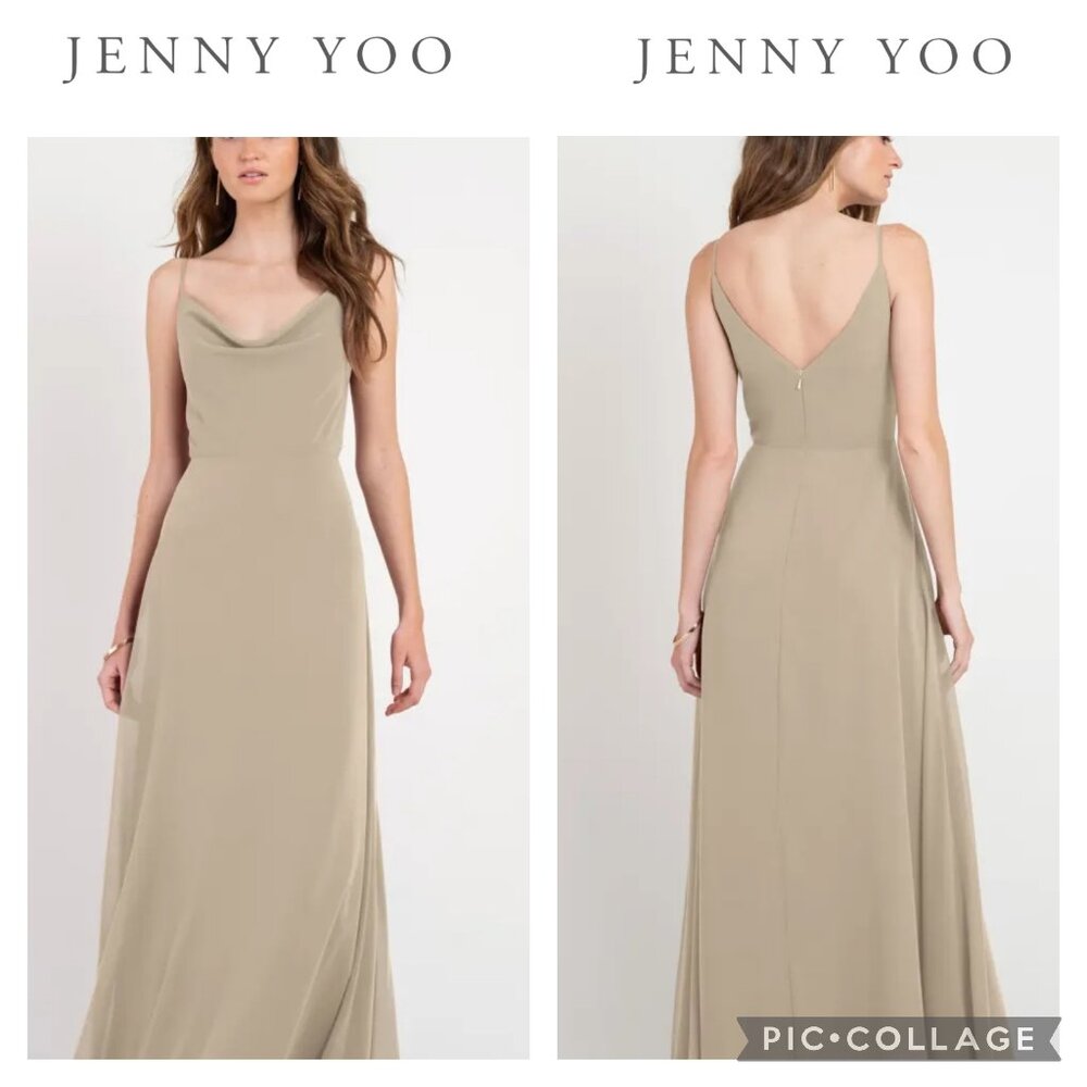 Jenny Yoo Colby Sand Dune Wedding, Bridesmaid Prom Formal Dress #22084 (.02-017)